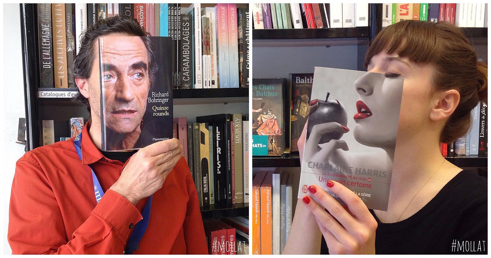 This Bookstores Creative Photo Series Matches Customers with Book Covers
