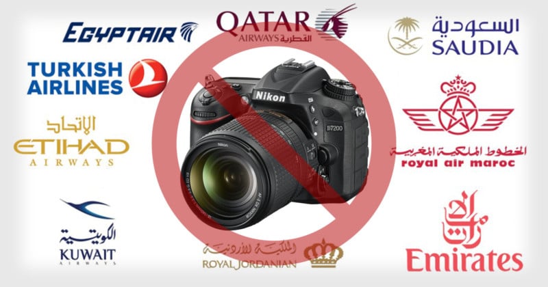U.S. Bans Cameras and Electronics in Cabins of Planes from 8 Countries