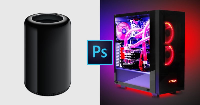 $5,660 Mac Pro Crushed in Photoshop Test by $1,530 PC with AMD Ryzen