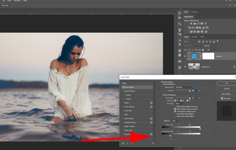 How to Color Grade Photos Using Only Solid Colors and Blend If