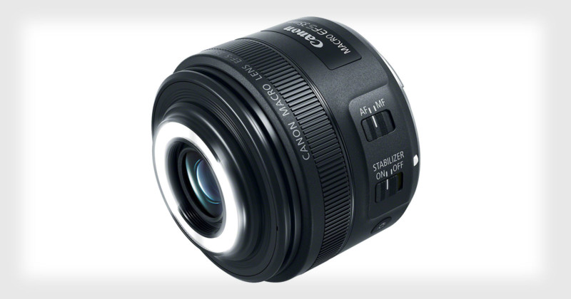Canon Unveils the EF-S 35mm f/2.8 Macro IS STM Lens with Built-In LEDs