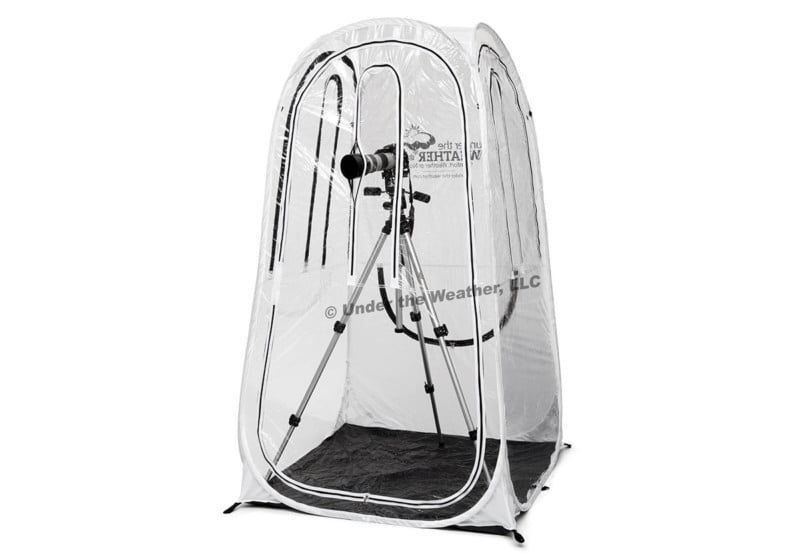  photo pod personal tent keeps photographers dry 