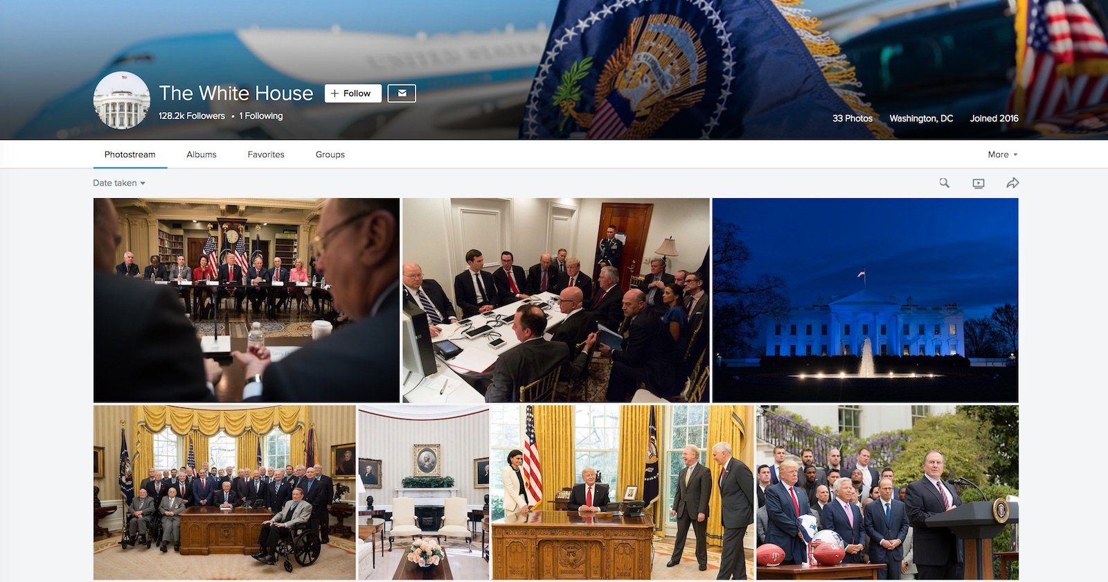  trump administration has finally started using flickr 