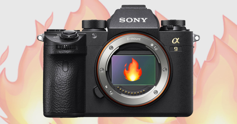 sony showed overheating warning after minutes photog says 