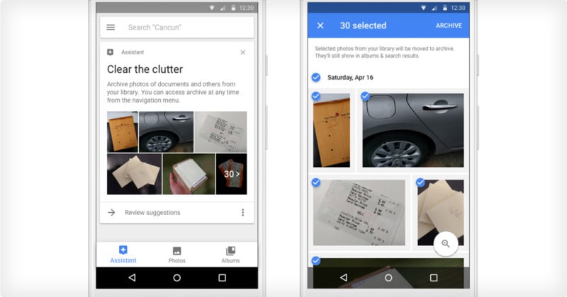 Google Photos Now Suggests Photos to Archive Using A.I.