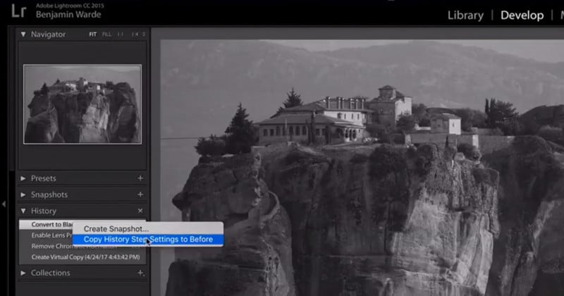 How to Customize the Before View in Lightroom