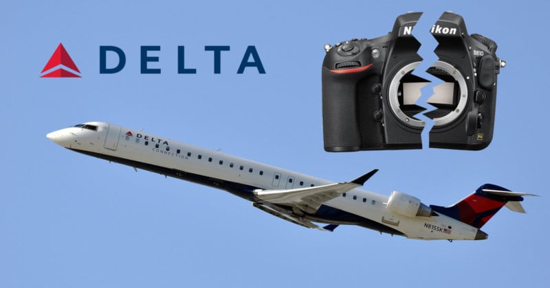  delta airlines did 000 damage camera gear 
