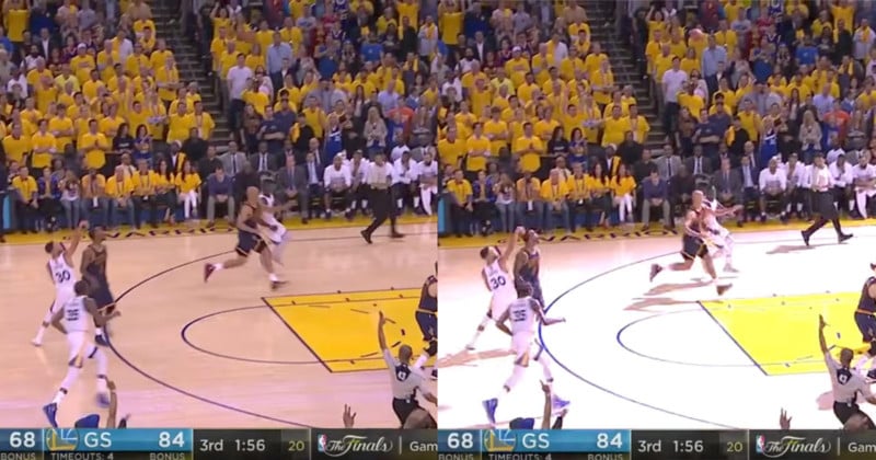The Bright Flashes During NBA Games You May Never Have Noticed