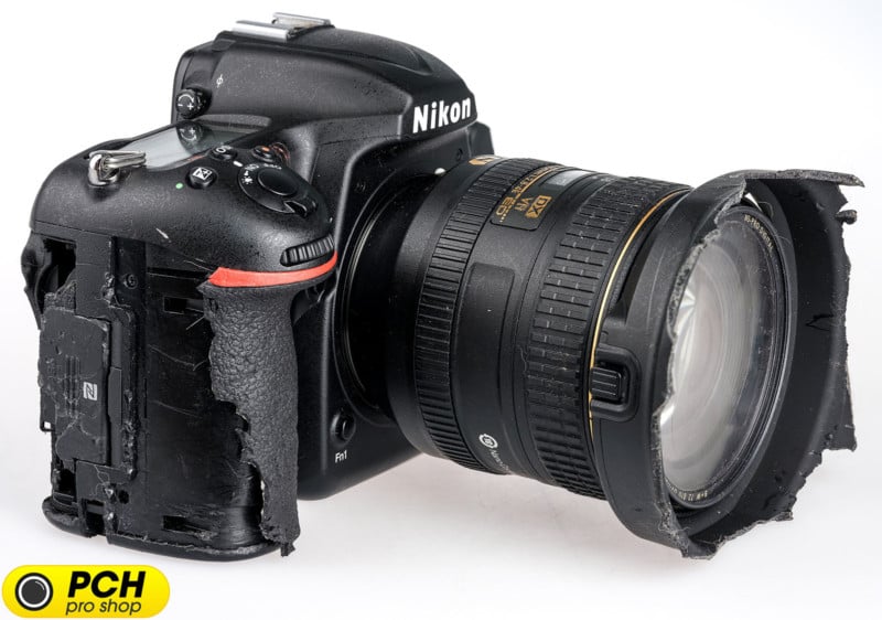 This is What a Nikon DSLR Looks Like After a Dog Uses It