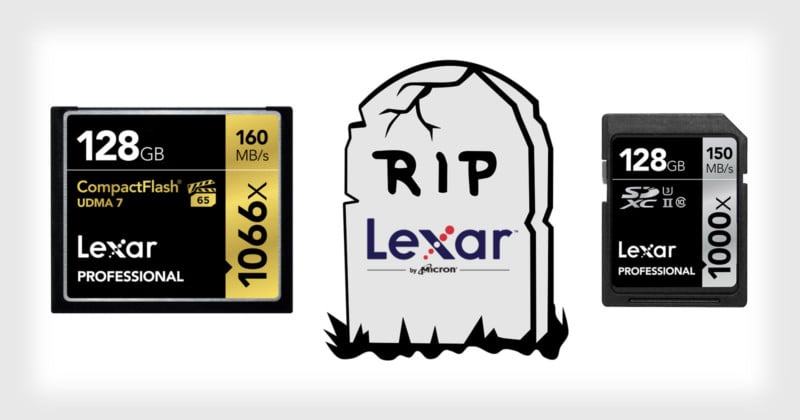 R.I.P. Lexar Memory Cards