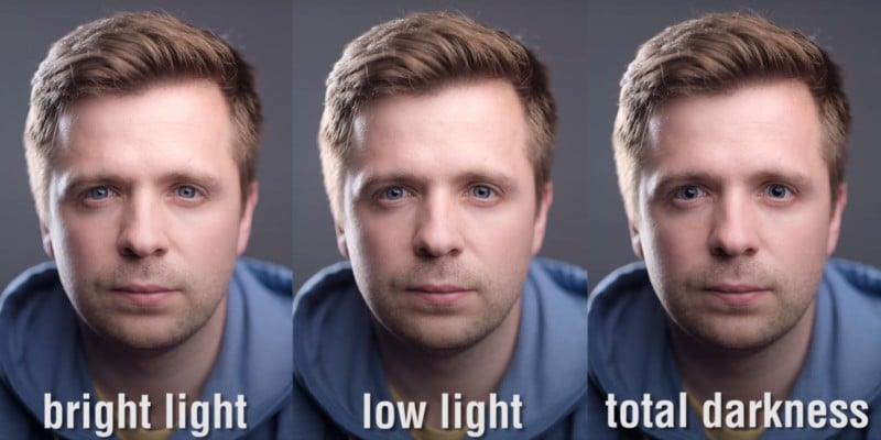 How Studio Lighting Affects Pupil Size in Portraits