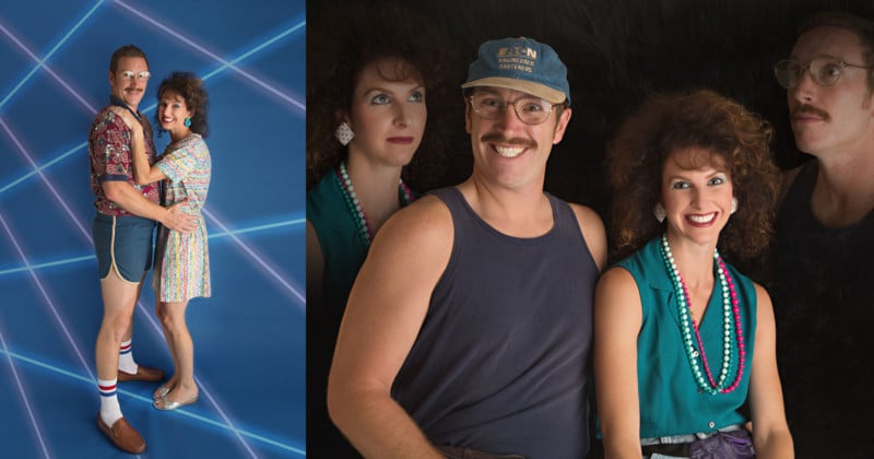This Couple Did an 80s Themed Photo Shoot for Their 10th Anniversary