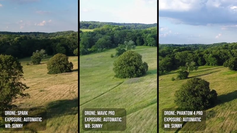 DJI Drone Cameras Compared: Spark, Mavic, and Phantom