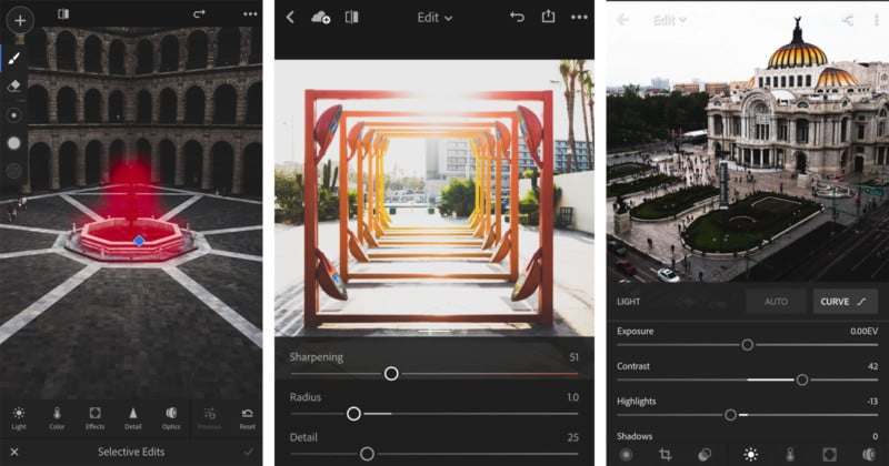 Lightroom Gets Selective Brush on iOS, Native Design on Android, and More