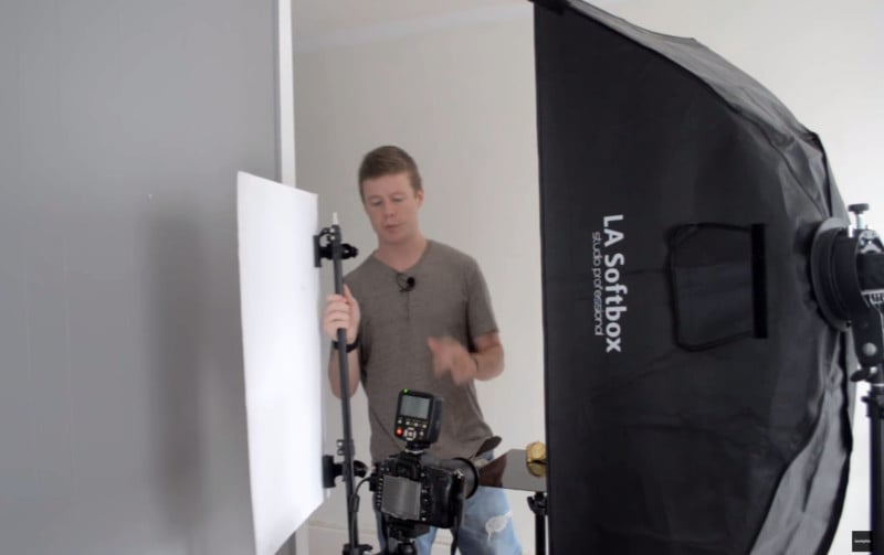  how photograph watches studio speedlights stripbox 