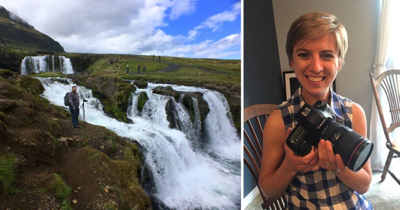 Guy Surprised with DSLR He Dropped Into a Waterfall in Iceland