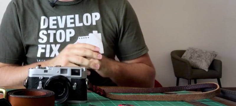  how make your own leather camera strap 