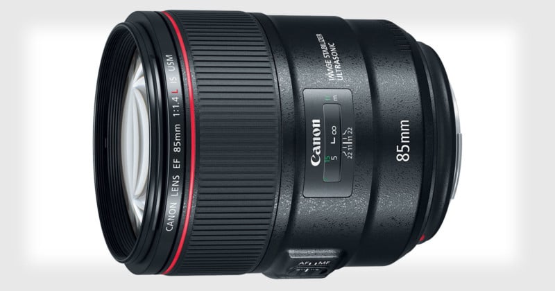 Canon Unveils the 85mm f/1.4L IS, Its First 85mm with Stabilization