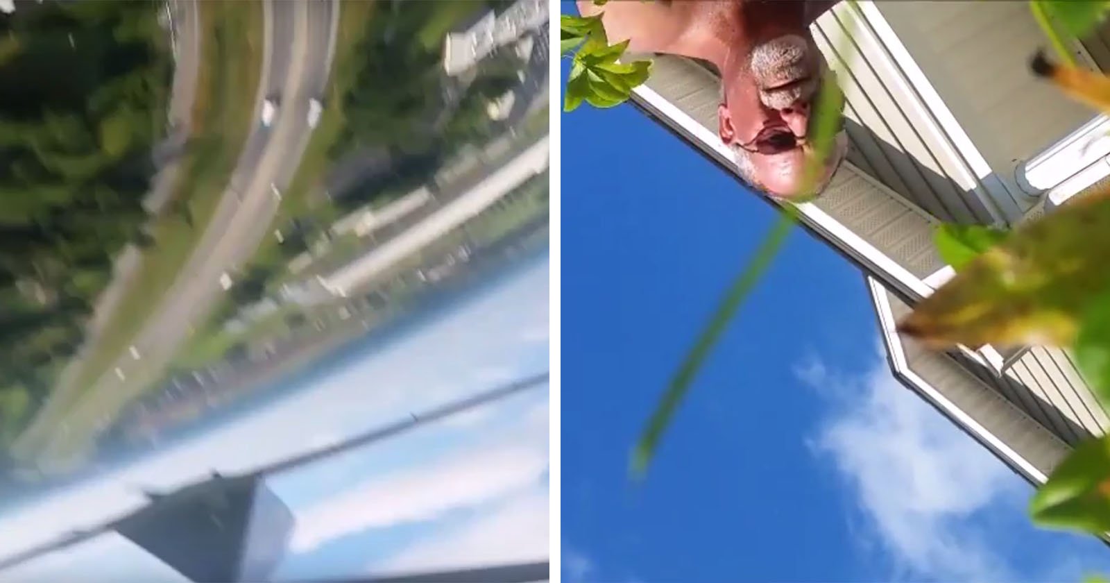 Phone Survives Fall from Plane While Recording, Confuses Man on Ground