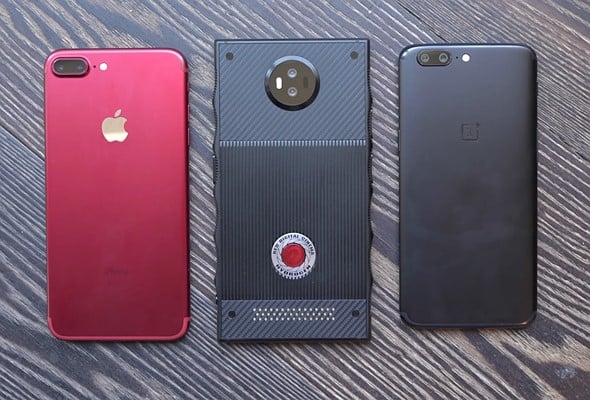  red smartphone one 