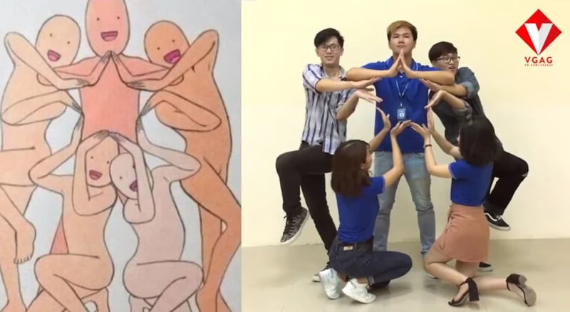  ridiculous group photo poses can try 