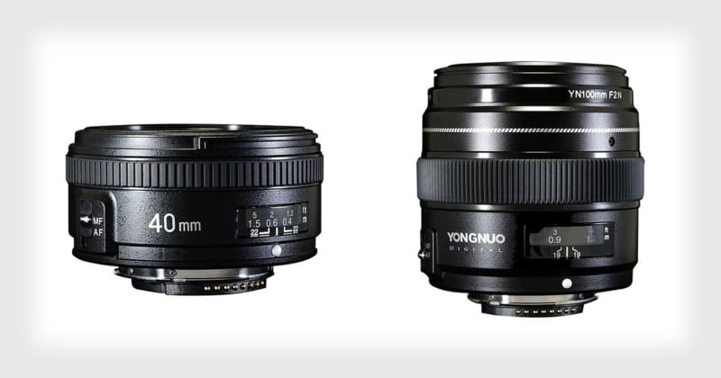 Yongnuo Has 40mm f/2.8 and 100mm f/2 Lenses Coming for Nikon DSLRs