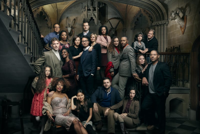  how shoot annie leibovitz-style group portrait affordable 