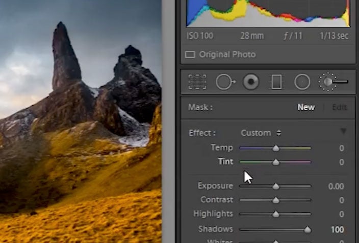 How to Dramatically Shape the Light of a Landscape Photo in Lightroom