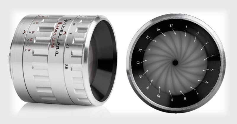  oprema biotar 58mm lens has record 17-blade 