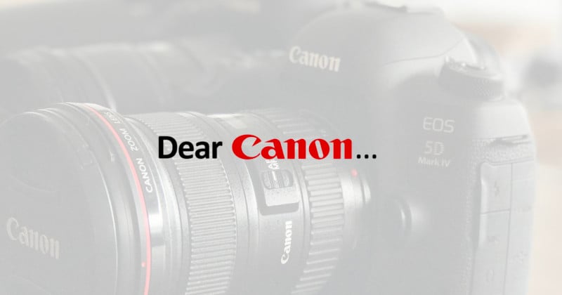 Dear Canon, What Happened To Your Innovation?