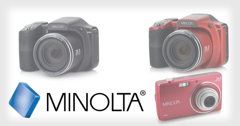Minolta Quietly Released a Set of New Digital Cameras