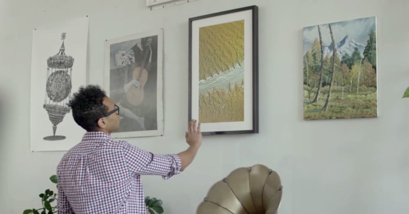 Meural is a Smart Digital Photo Frame with Gesture Controls
