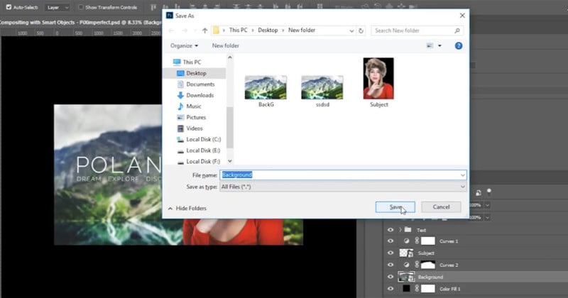 How to Save and Extract Layers from a Composite Image in Photoshop
