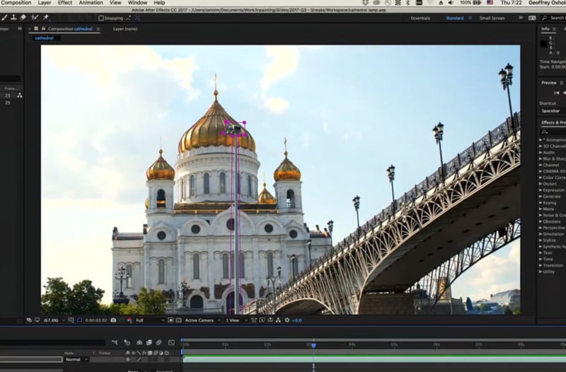 Adobe Cloak is Content-Aware Fill for Video