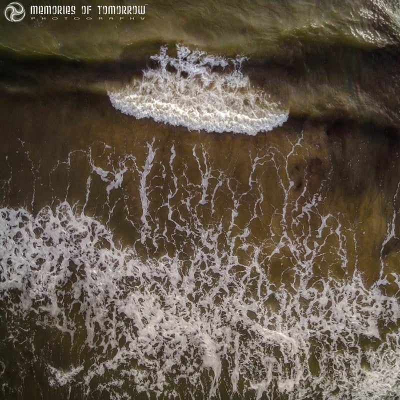 This Drone Photographer Sees Things In the Surf on Beaches