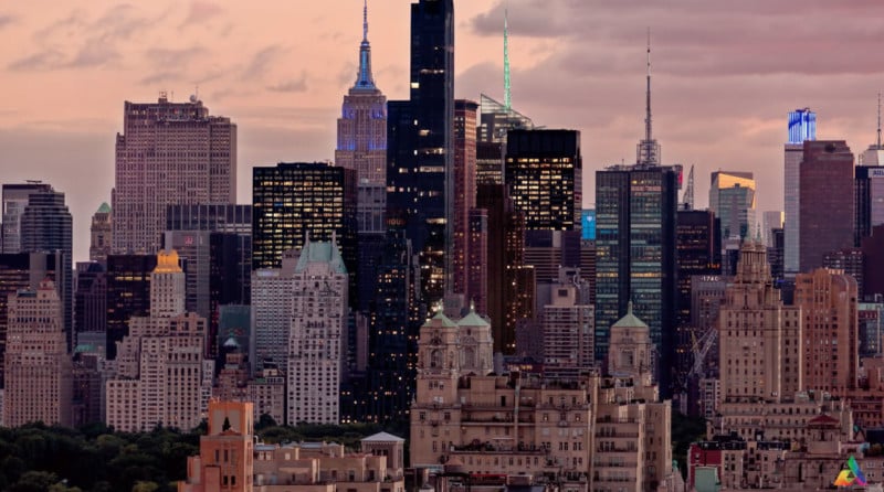 layer-lapse nyc combines different times day each 