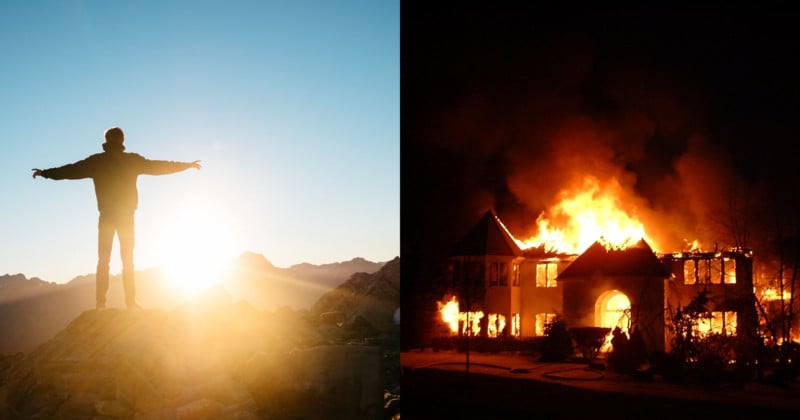  making photographer what your house burned down 