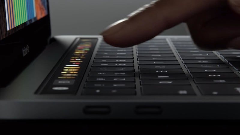  review touch bar macbook pro through 