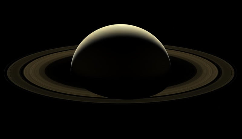 This is Cassinis Last Photo of Saturn After 13 Years in Orbit