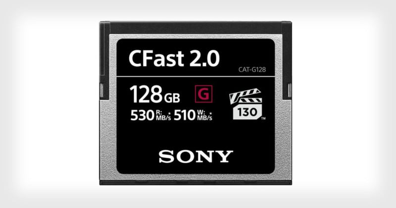 Sony Unveils New CFast Lineup of Pro Memory Cards