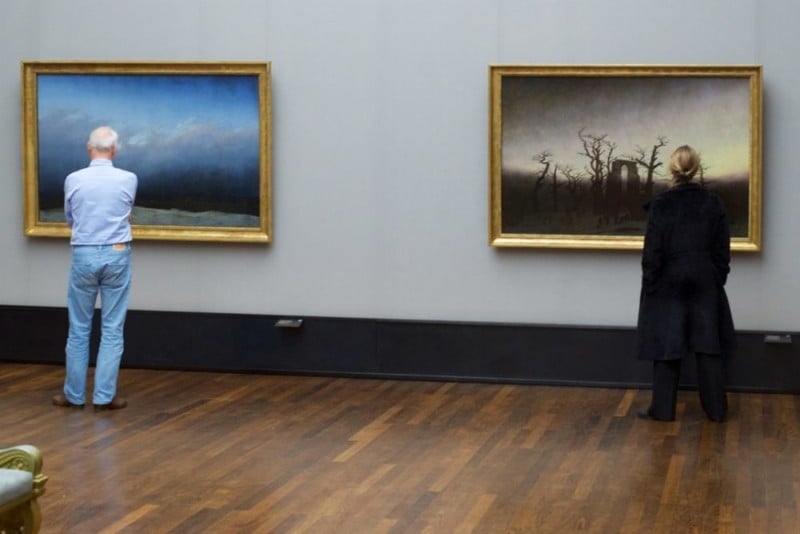 Photos of People Matching Paintings in Museums