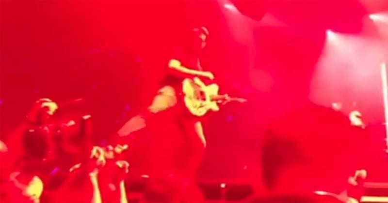 Rock Star Kicks Female Photographer in the Face During Show