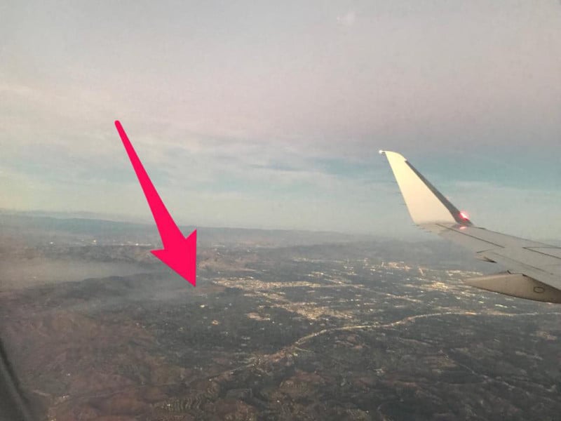 Mans Photo Shows DJI Drone Near His Plane While Landing in LA