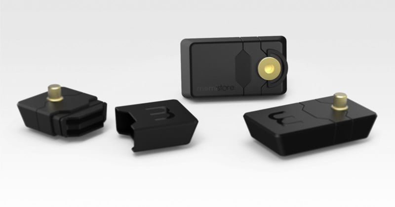 Memistore is an SD Card Holder That Mounts to Your Camera