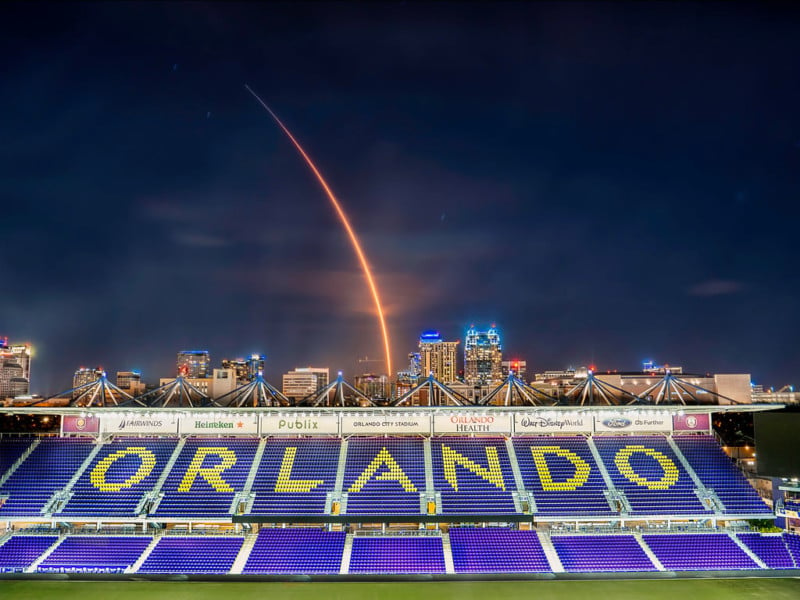 how got shoot spacex rocket launch from orlando 