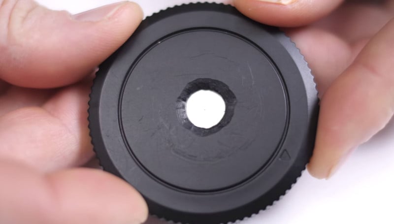 DIY Pinhole Lens with a Camera Body Cap 
