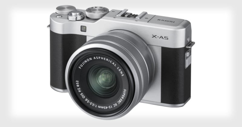  fujifilm unveils x-a5 lightweight phase-detect video 