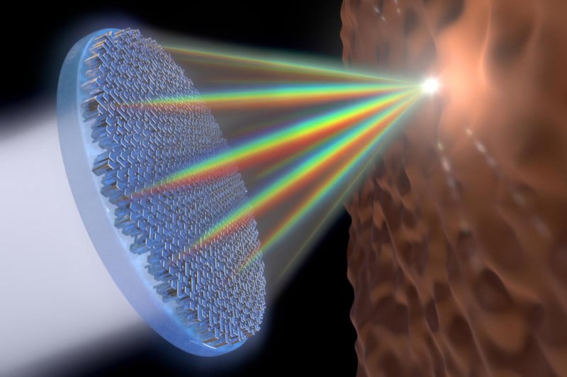 Revolutionary Metalens Can Focus All Visible Light on One Point