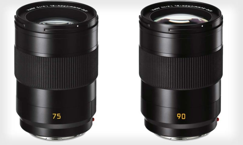 Leica Unveils 75mm f/2 and 90mm f/2 Lenses for the SL System