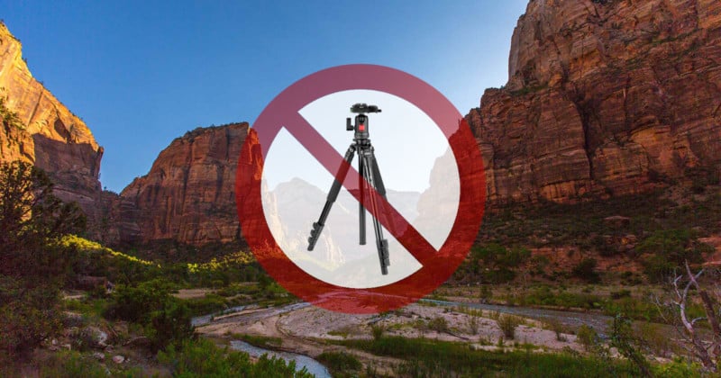 Zion National Park Bans Tripods in Photo Workshops